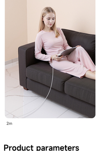 Câble de données en nylon de charge super rapide pour téléphones mobiles Android Coque en nylon tissé durable pas facilement plié ou <span class=keywords><strong>cassé</strong></span> Type-C USB - Product Image 6