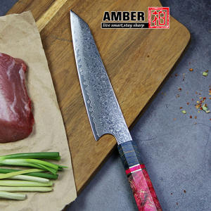 มีดทำครัวดามัสกัส8นิ้วทำมือมีดทำครัวญี่ปุ่น VG10กล่องของขวัญมีดเชฟเหล็กดามัสกัสร้อนแรง - Product Image 5