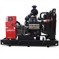 Générateur diesel silencieux à châssis ouvert DETUZ MECCA POWER MC550DE 400KW/500KVA Triphasé 60Hz Démarrage automatique/à distance ATS Remorque mobile 95%
