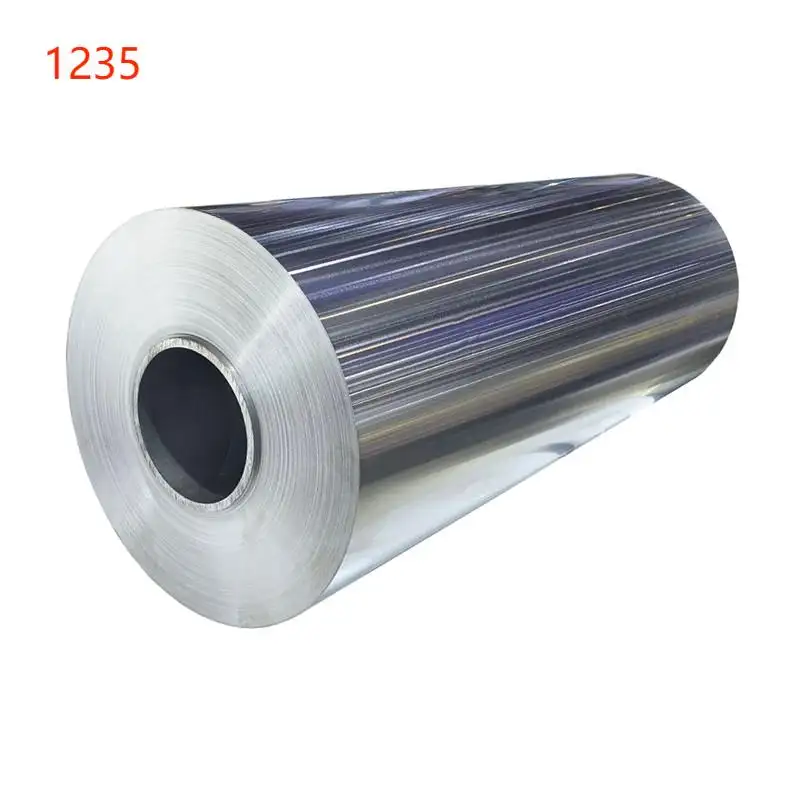 Gratis sampel harga produsen Cina logam campuran 1235 8079 aluminium Foil gulungan Jumbo untuk rokok tembakau Foil didaur ulang dalam obral
