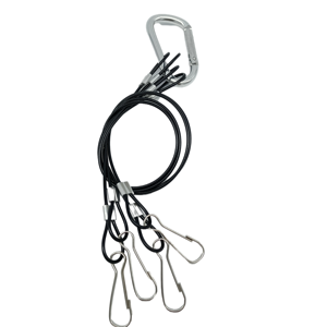 Cordes de poulie de <span class=keywords><strong>suspension</strong></span> à cliquet 1/8 "efficaces avec tendeur d'engrenage et <span class=keywords><strong>suspension</strong></span> réglable <span class=keywords><strong>pour</strong></span> les systèmes de lumière de croissance LED - Product Image 3