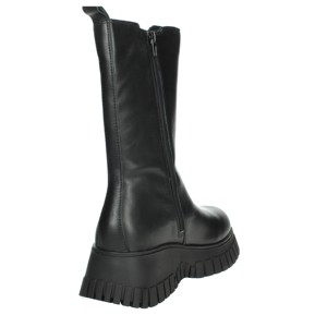 Tokyo Stivaletti con 2 zeppa per donna con tacco alto stivali Chelsea chiusura con lacci - Product Image 3