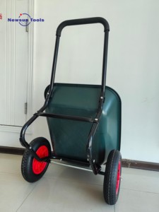 Produit NS Best Choice, <span class=keywords><strong>brouette</strong></span> utilitaire à double roue pour la maison et le jardin, avec pneu pneumatique de 13 pouces, pour la pelouse, le jardinage, la construction, colorée - Product Image 6