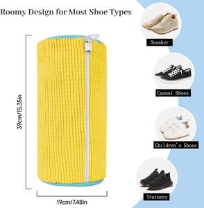 Sac à linge en maille pour chaussures et baskets, extra large, en chenille, pour un nettoyage complet à 360 degrés dans la machine à laver - Product Image 2