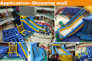 Chất lượng cao khổng lồ trong nhà công viên giải trí Trampoline tùy chỉnh Inflatable chủ đề nhảy sân chơi - Product Image 5