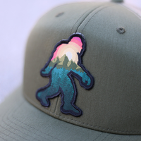 Patchs personnalisés pour collectionneurs Bigfoot Patchs en tissu brodé par sublimation