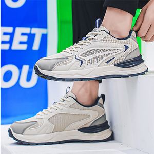 Prix d'usine, vente en gros, chaussures habillées classiques respirantes pour hommes, blanches <span class=keywords><strong>et</strong></span> noires, souples, chaussures décontractées, baskets habillées - Product Image 2