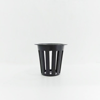 Pot en filet plastique PP de 2 pouces, noir ou blanc, pour système hydroponique NFT, culture de légumes