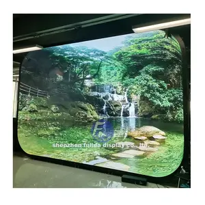 Expérience immersive VR p0.9 p1.25 affichage Led d'intérieur affichage d'écran Led souple et Flexible pour centre commercial haut de gamme