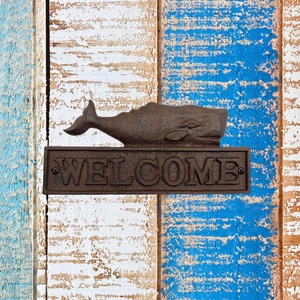 Antique Style Cast Iron Wall Welcome <strong>Plaque</strong> <strong>for</strong> <strong>Garden</strong> Decoration - Product Image 5