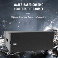 Sistema de Sonido Profesional Dante Active Dual de Dos Vías con Altavoces Line Array de Diez Pulgadas, Doble Tweeter, Equipo de DJ con Software