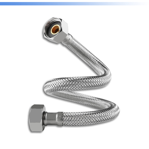 Tuyau flexible tressé moderne en acier inoxydable 40cm pour entrée d'eau de <span class=keywords><strong>robinet</strong></span> froid et chaud <span class=keywords><strong>Wc</strong></span> pour tuyau flexible de toilette Taizhou - Product Image 1