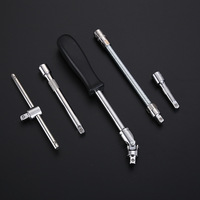51 pièces clé à douille polyvalente, ensemble d'outils manuels, Kit de quincaillerie domestique, boîtes à outils avec boîte en plastique