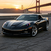 Kit de phares LED RGB pour Chevrolet Corvette C6 2005-2013, style projecteur, installation Plug and Play, accessoires de mise à niveau