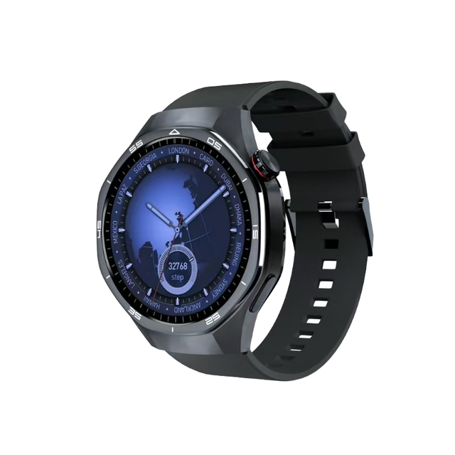 HT32 Smart Watch 1.43" Memory Album Built-in Music Lyrics E-novel Sound Recorder Compass NFC Smartwatch Watch