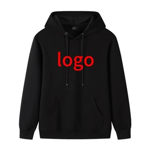Qualité de luxe 100% coton hommes poids lourd à capuche personnalisé surdimensionné bouffée impression Streetwear pull pour l'automne brodé - Product Image 4