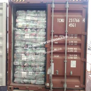 Trapos de algodón reciclado, trapos industriales de camisetas reutilizadas, trapos de limpieza de algodón, trapos de camisetas para limpieza. - Product Image 1