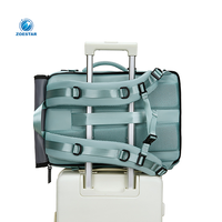 Sac à dos professionnel 2-en-1 en polyester imperméable, grande capacité, multi-compartiments, avec coussin d'air, ceinture de maintien – Vente chaude
