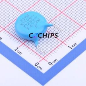 Condensador de Seguridad DCF472M46Y5VG6WL0A0, Componente de Montaje en Orificio (THT), P=10mm 4.7nF 20% 250V/400V X1, Y1 - Product Image 1