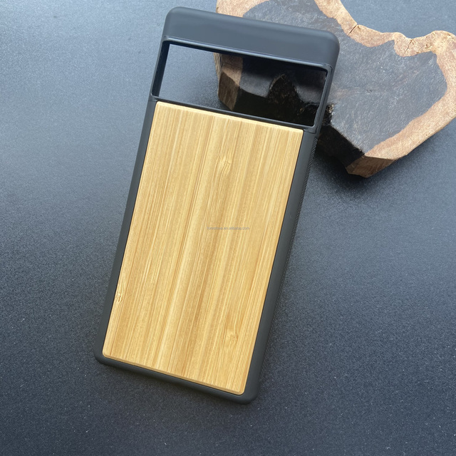 Wooden Case for Google Pixel 6 7 Pro Nature Wood Bamboo Cover for iPhone for Samsung Engrave Wood Walnut Laser All Phone Models