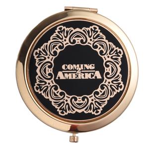 New Style Customized Logo Gift <b>Round</b> <b>Small</b> Personalized Gift Double Sides Metal <b>Mirror</b> - Product Image 3