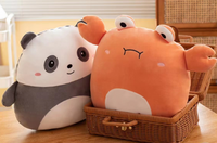 Vente en gros de peluches câlins, oreiller, animaux, peluches, panda, produits mignons pour enfants