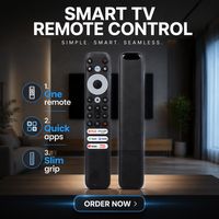 Télécommande universelle TV à code fixe RC902V FMR8 pour téléviseurs TCL, piles AAA, fréquence 38 kHz, portée de contrôle 10 m, marque personnalisée