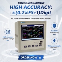 MPR4200: Registrador de Gráficos de Presión Digital Universal Programable Industrial de 6/8/12 Canales sin Papel con Relé + Ethernet TCP/IP