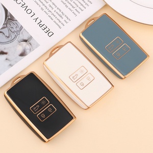 Housse de clé de <span class=keywords><strong>voiture</strong></span> en TPU pour <span class=keywords><strong>Renault</strong></span> Captur Megane Talisman Espace Clio Zoe Koleos Scenic 4 Arkana Dacia Sandero Card - Product Image 3