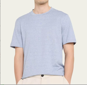 Kaos Pria Mock <span class=keywords><strong>Neck</strong></span> Ukuran Besar Berkualitas Tinggi 100% Katun 180g Berat Premium Drop Shoulder Sablon Sutra - Product Image 5