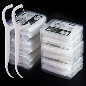 Grosir 200 PCS Tusuk Gigi Benang Gigi Bahan PE Putih Sekali Pakai Isi Ulang Cepat Mudah Digunakan Alat Pembersih Gigi - Product Image 1
