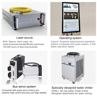 Offre Spéciale – Machine de découpe laser à fibre CNC 4 axes 3KW de haute qualité avec crémaillère Cypcut, format large 3015 pour métaux