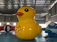6m géant gonflable canard PVC hermétique jaune dessin animé flotteur piscine mascotte étanche fête