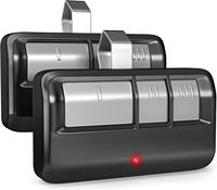 Control remoto para puerta de garaje con clip para visera, compatible con botones de aprendizaje de color rojo/naranja/morado/amarillo, modelos 893max, 891LM, 791LM, 371Lm, 81Lm
