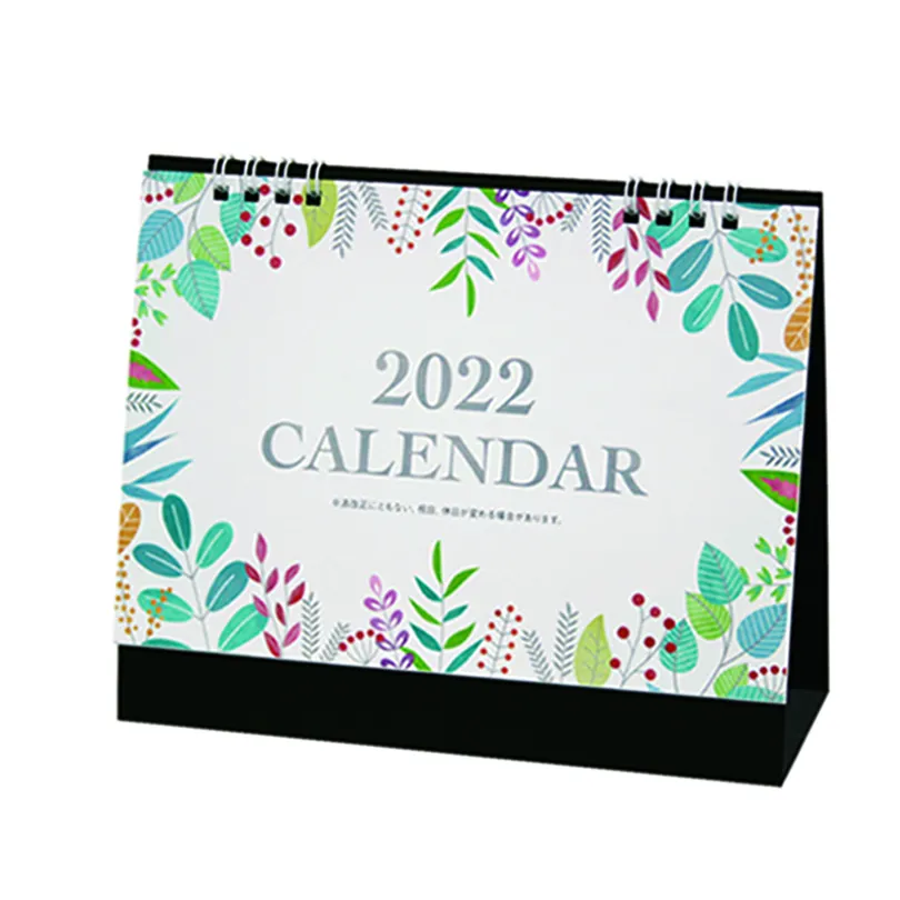 Promote company image calendar desktop printing custom Japanese