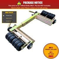 High Quality Moving Tool Positioning Wheel Dolly, Mobile Vehicle Jack Carrier Dolly Price Wholesale