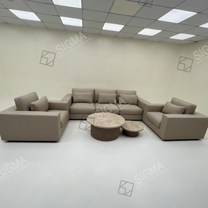 Juego de sofá tapizado de lujo de nuevo diseño de alta calidad, combinación de sofá seccional, silla, mesa de centro - Product Image 1