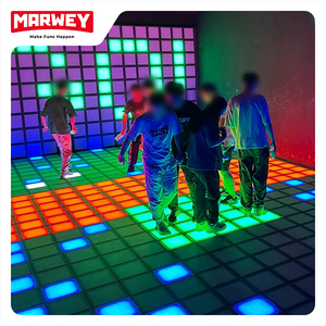 Jeux de sol interactifs populaires à projection : Jeu de <span class=keywords><strong>marelle</strong></span>, Jeu de grille, Jeu de danse et Jeu de sol à détection de pression, avec éclairage LED au sol - Product Image 5