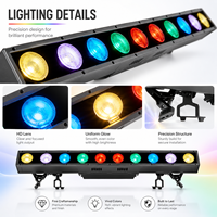 Barre de lumière LED RVBW 4-en-1 en aluminium et fer de qualité supérieure, à succès, pour scène, DJ, discothèque et boîte de nuit
