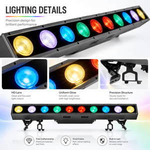 Barre <span class=keywords><strong>de</strong></span> lumière LED RVBW 4-en-1 en aluminium et fer <span class=keywords><strong>de</strong></span> qualité supérieure, à succès, pour scène, DJ, discothèque et boîte <span class=keywords><strong>de</strong></span> <span class=keywords><strong>nuit</strong></span> - Product Image 5