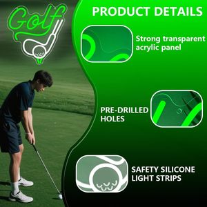 Golf Letreros Neon LED dimmable USB powered ambient <b>light</b> store <b>window</b> decoration <b>light</b> street indicator <b>light</b> landscape <b>light</b> - Product Image 1