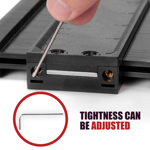 Wholesale Connectable Profile Tile Use Contour Gauge Shaping Measuring <strong>Tool</strong> 5/10 Inches Metal Stick Contour Gauge - Product Image 3