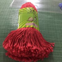 Tête de vadrouille humide multicolore pour le nettoyage des sols 100% fil de vadrouilles industrielles en microfibre de polyester vente en gros