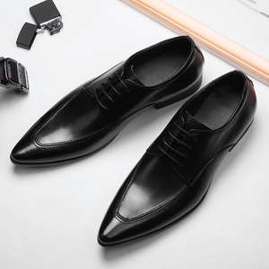 Chaussures pour hommes de qualité supérieure printemps-été - Bout pointu, cuir véritable, formel pour le travail - Product Image 4