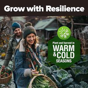 Pack de 55 plantes potagères de culture maison, légumes anciens pour le printemps, l'automne et l'hiver, non-OGM, coffre de survie pour le jardin - Product Image 5