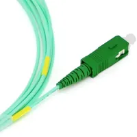 Câble de raccordement en fibre optique 1,6 mm SC FTTH WiFi disponible en longueurs de 1,5 m, 2 m, 3 m, 3,5 m, 4 m, vert aqua, blanc, jarretière optique G657A2
