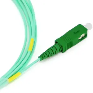 Câble de raccordement en fibre optique 1,6 mm SC FTTH WiFi disponible en longueurs de 1,5 m, 2 m, 3 m, 3,5 m, 4 m, vert aqua, blanc, jarretière optique G657A2 - Product Image 3