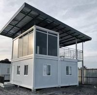 Maison préfabriquée robuste en conteneur |   Maisonnette portable à montage rapide