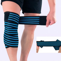 Sangles de musculation réglables, bandes de compression élastiques pour genoux et jambes, pour la prévention des blessures en fitness