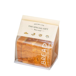 कस्टम मुद्रित इको फ्रेंडली इको फ्रेंडली छोटे बेकरी क्राफ्ट पेपर ब्राउन बैग के लिए ब्राउन बैग खिड़की के साथ - Product Image 6